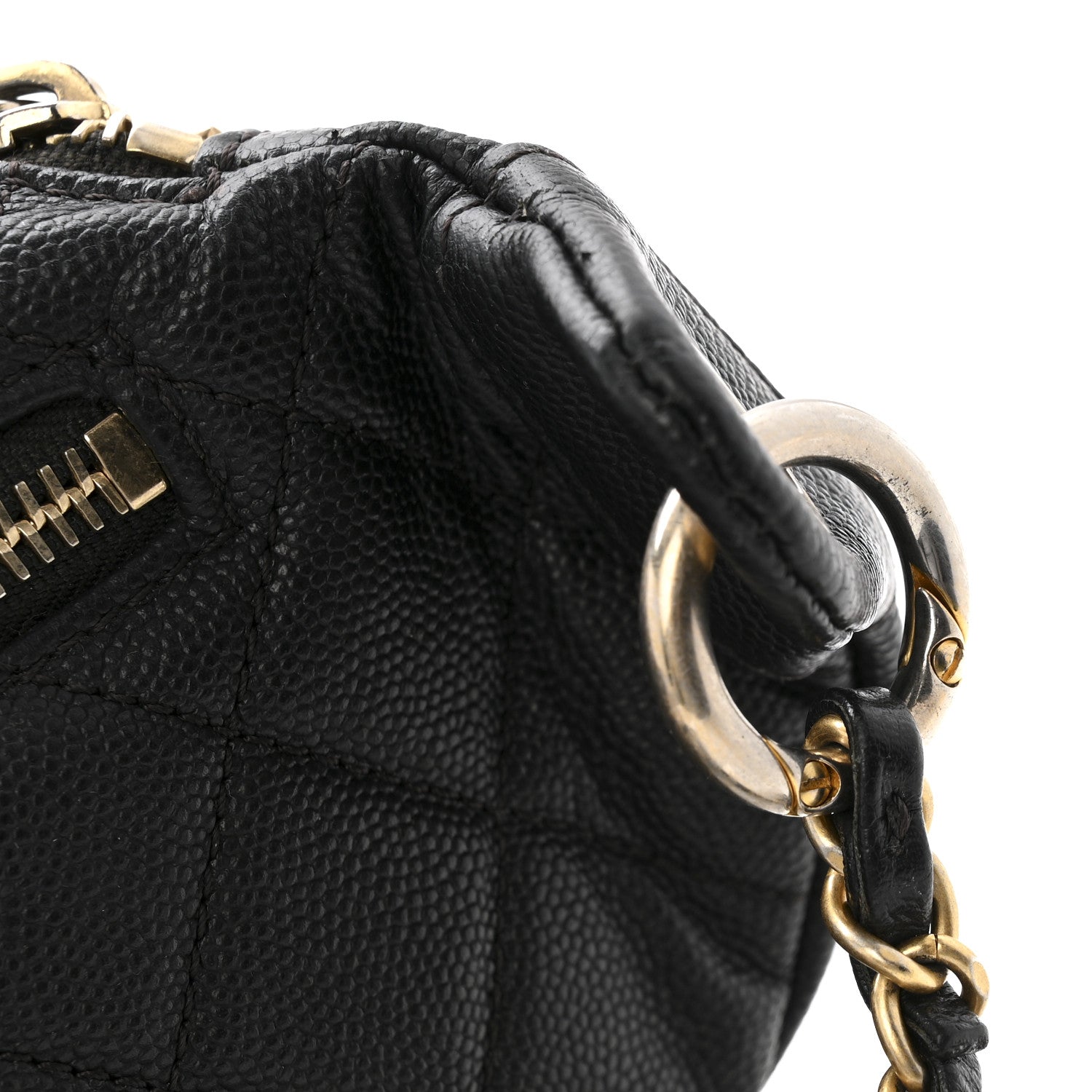 Chanel Caviar Quilted Filigree Waist Bag Black 13 of 14