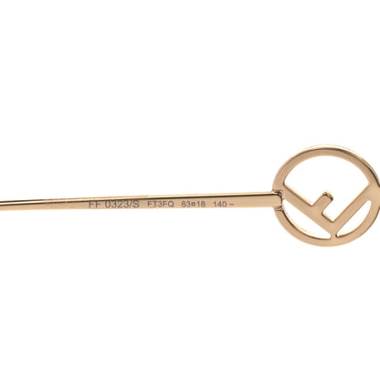 Fendi Metal F is Fendi Sunglasses FF 0323/S Gold 5 of 8