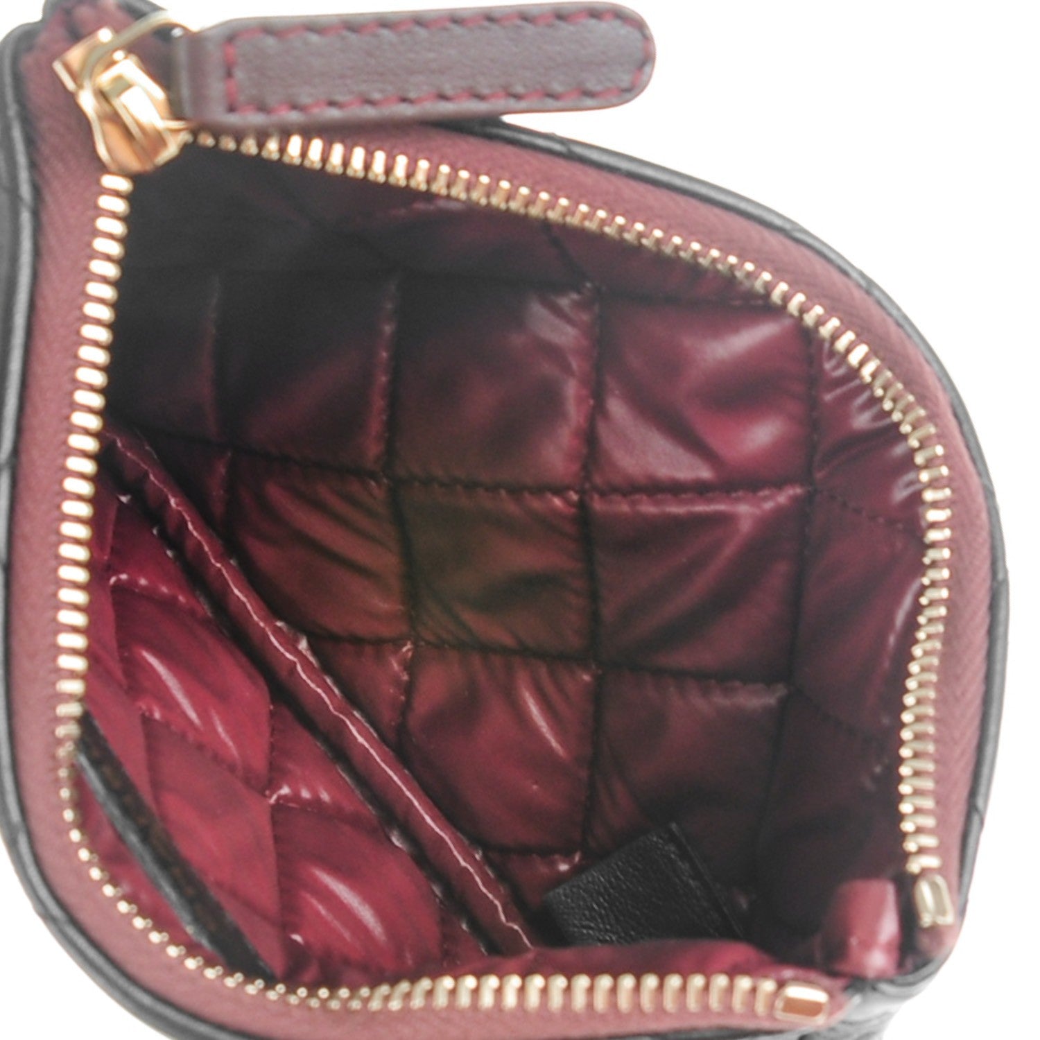 Chanel Lambskin Quilted Small Cosmetic Case Black 5 of 7