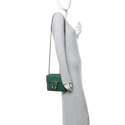 Gucci Calfskin Mini Dionysus Shoulder Bag Emerald 2 of 10