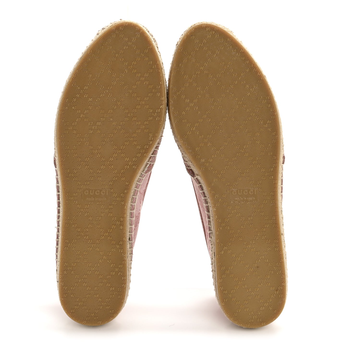 Monogram Espadrilles 37.5 Soft Pink