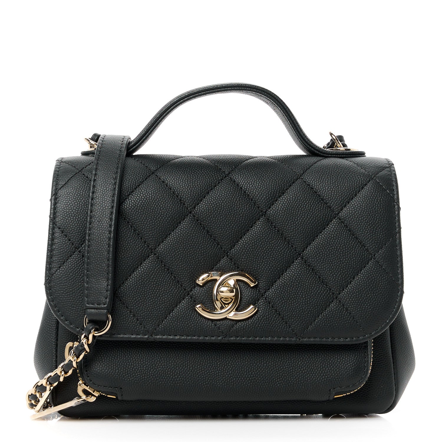 Chanel Caviar Quilted Small Business Affinity Flap Black 1 of 13