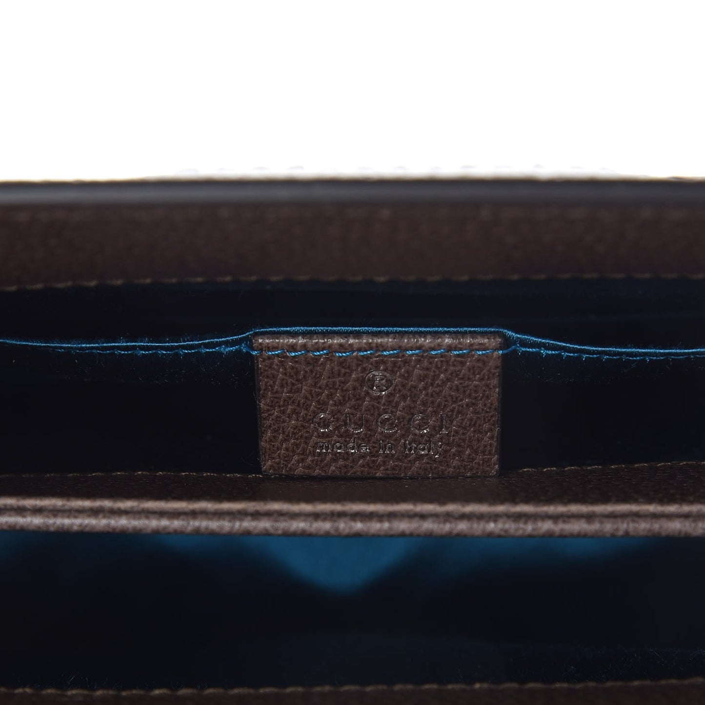 GG Supreme Monogram Web Small Ophidia Chain Shoulder Bag Brown