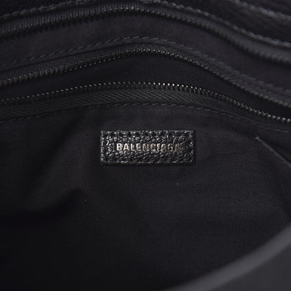 Balenciaga Chevre Black Metallic Edge Hardware S City Black 6 of 10