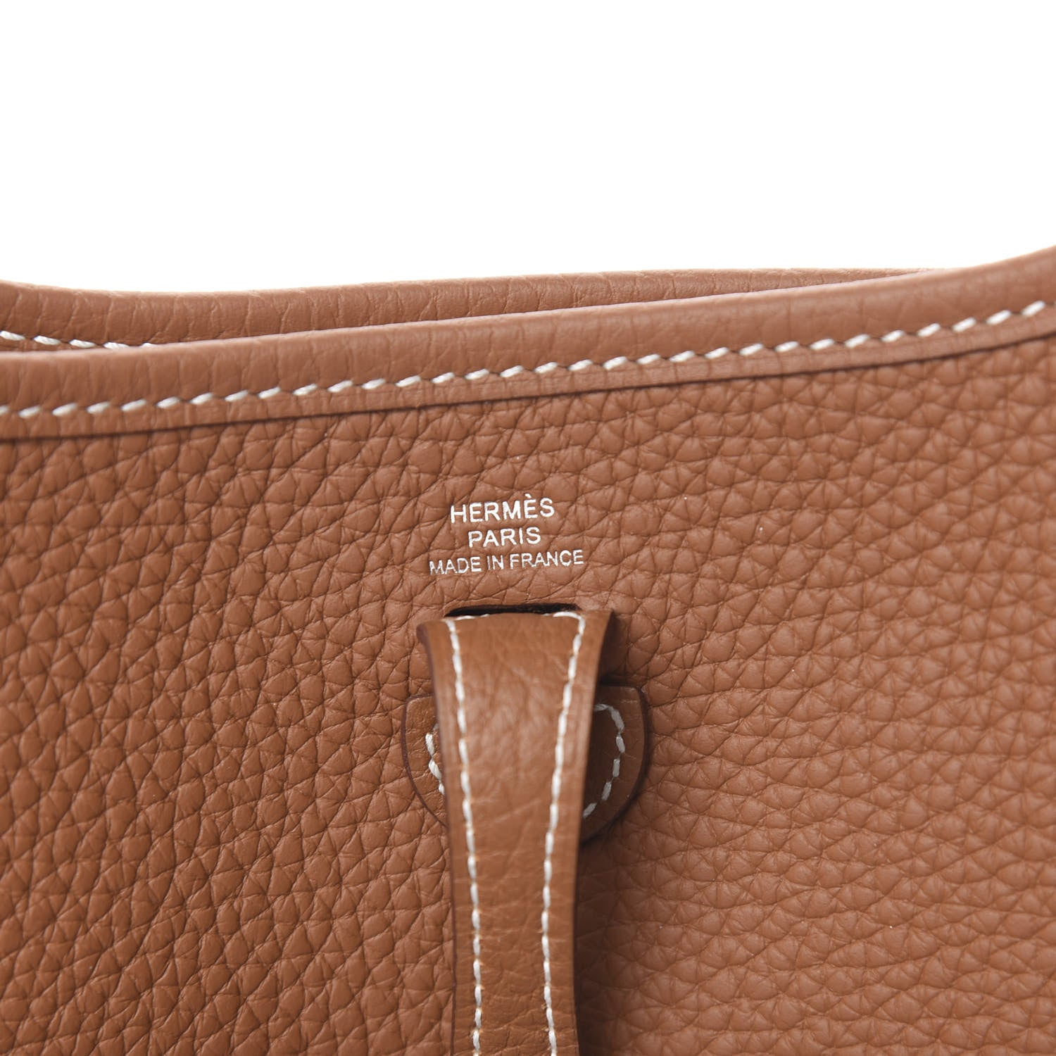 Hermes Taurillon Clemence Evelyne TPM Gold 5 of 10