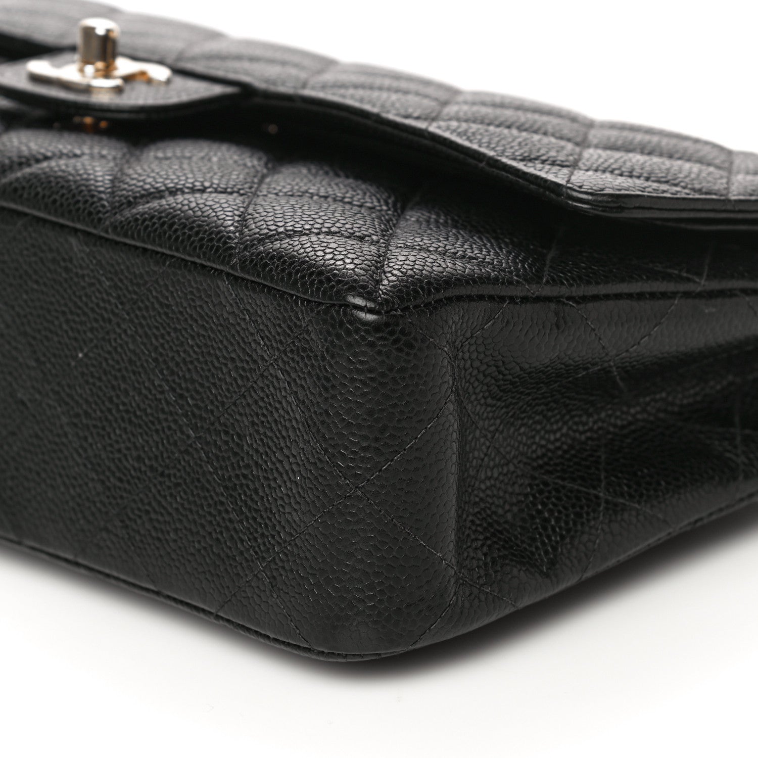 Chanel Caviar Quilted Small Double Flap Black 10 of 19