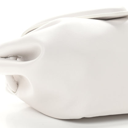 Bottega Veneta Lambskin Small Beak Triangle Flap Shoulder Bag Chalk 8 of 10