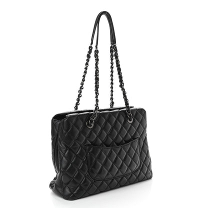 Chanel Caviar Quilted City Shopping Tote Black 3 of 10
