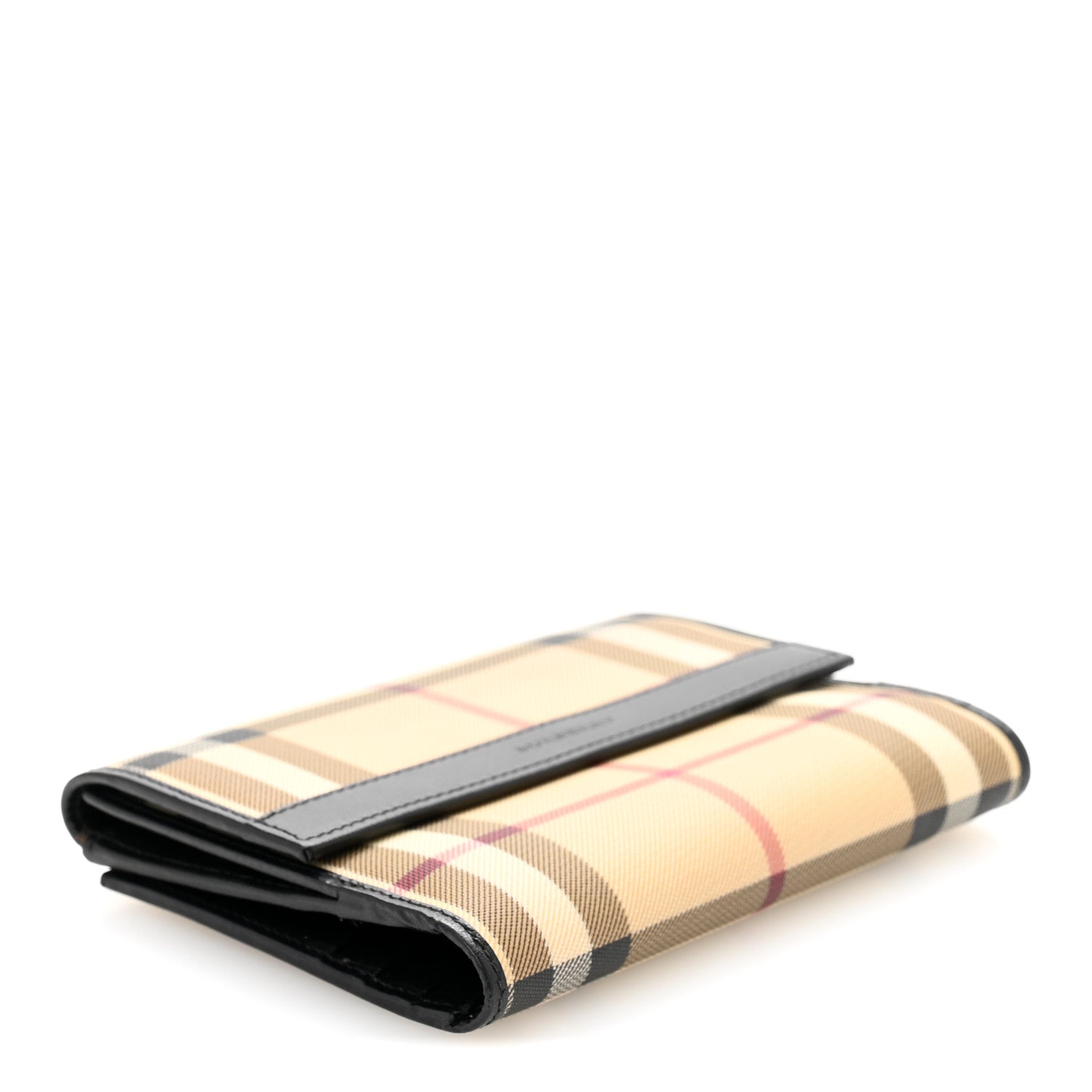 Burberry House Check Compact Wallet Black 4 of 9