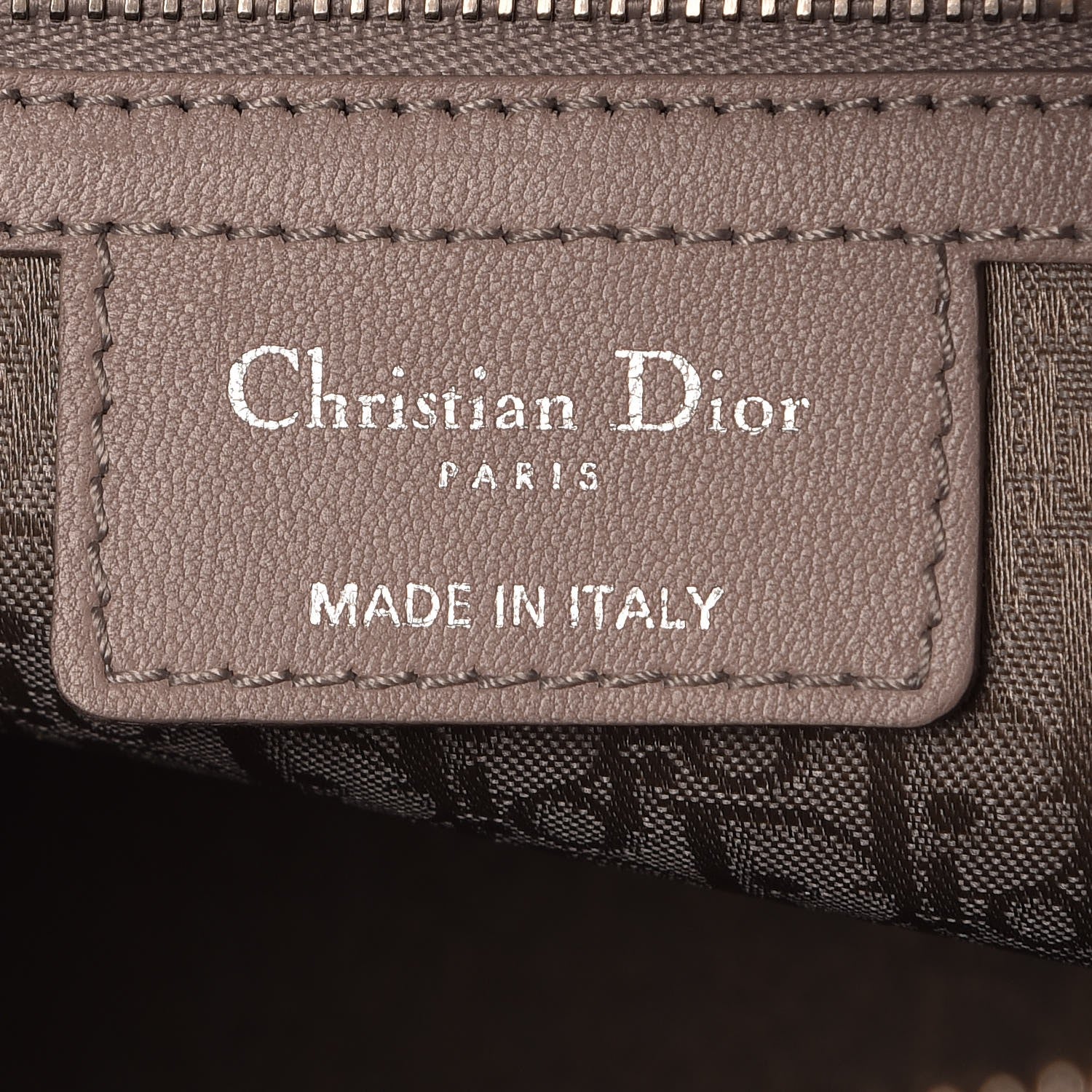 Christian Dior Lambskin Cannage Large Lady Dior Light Grey 8 of 8