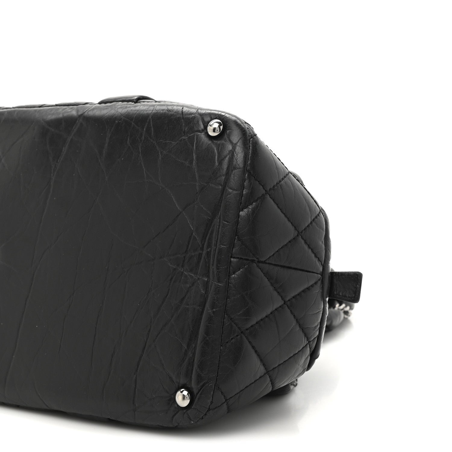 Chanel Lambskin Vintage Ligne Lady Braid Tote Black 11 of 15