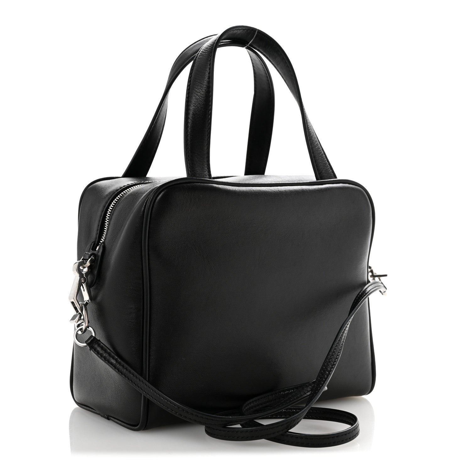 The Row Calfskin Ray Bag Black 3 of 9