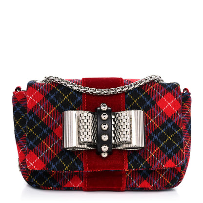 Christian Louboutin Wool Sweet Charity Crossbody Bag Plaid 1 of 11