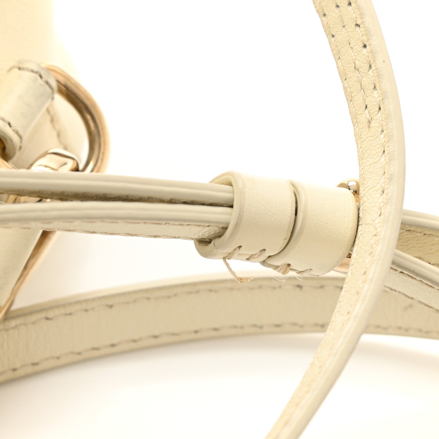Chloe Calfskin Quilted Mini Faye Backpack Natural White 12 of 12