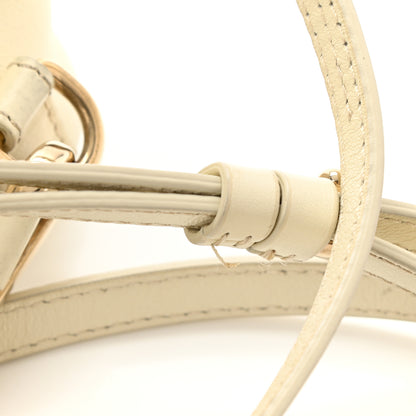 Chloe Calfskin Quilted Mini Faye Backpack Natural White 12 of 12
