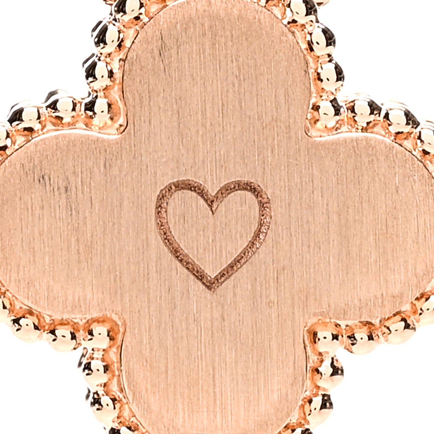 Van Cleef & Arpels 18K Rose Gold Diamond Black Onyx Vintage Alhambra Pendant Necklace 6 of 7