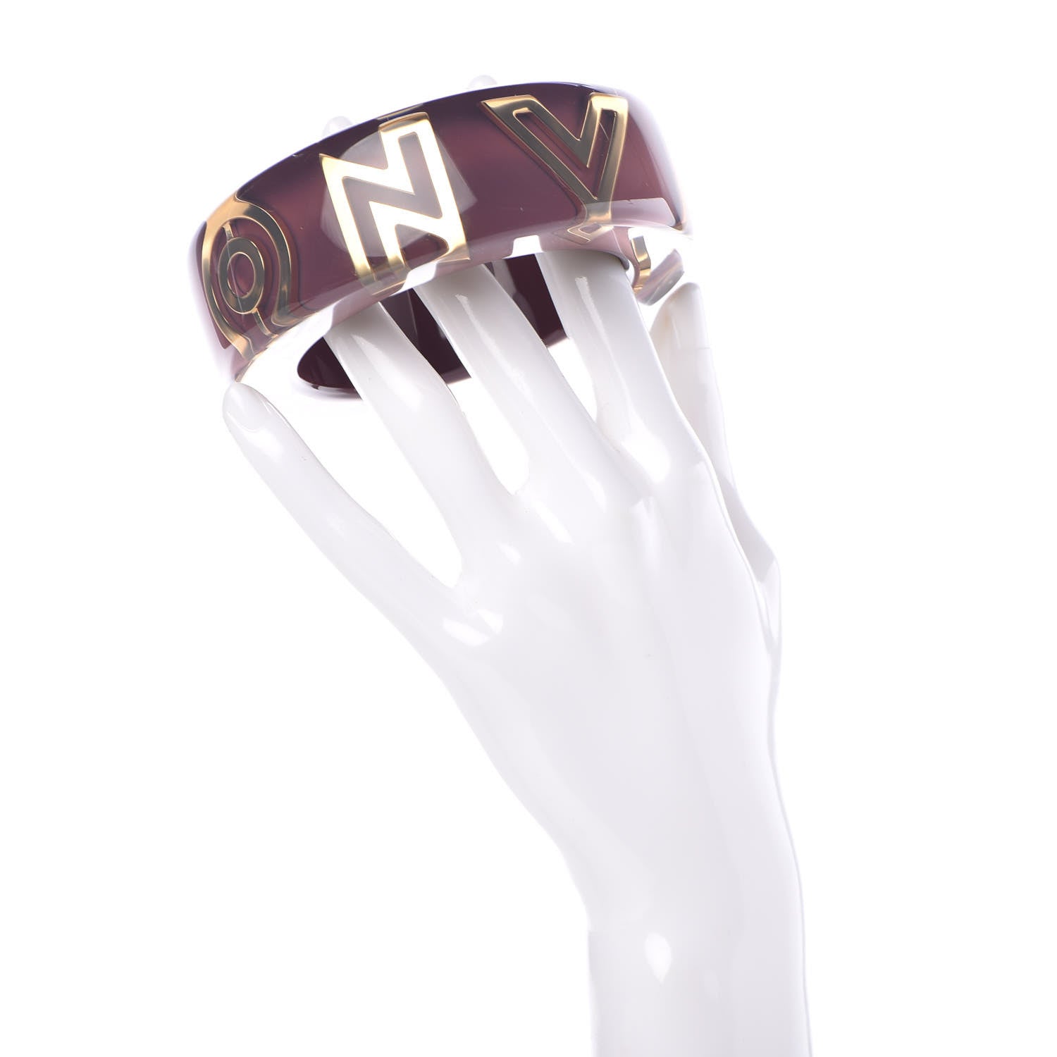 Louis Vuitton Resin Logo Large Bracelet Violine 2 of 3