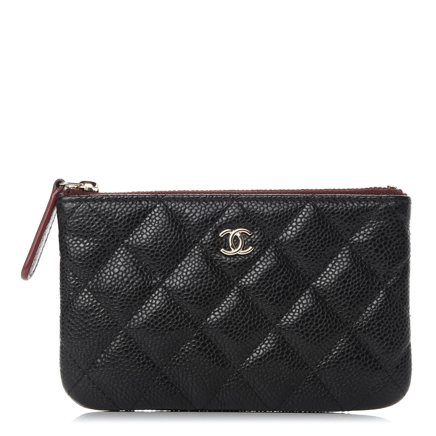Chanel Caviar Quilted Small Cosmetic Case Black 1 of 7