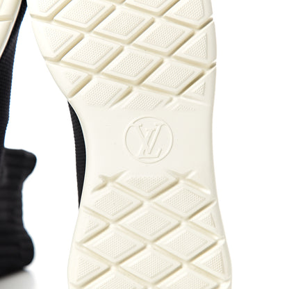 Louis Vuitton Stretch Fabric LV Black Heart Sock Sneaker 39 Black 7 of 8