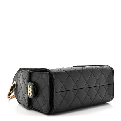 Chanel Caviar Quilted Mini Chanel 25 Handbag Black 4 of 10