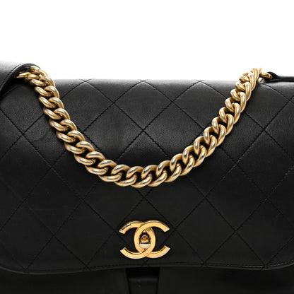 Chanel Calfskin Stitched Small Paris in Rome Messenger Black 5 of 11