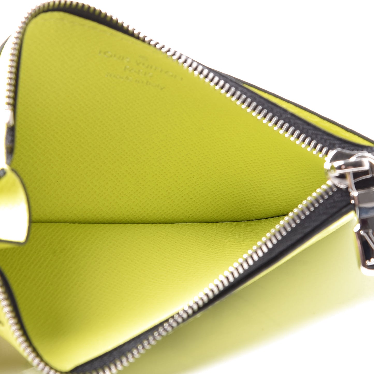 Monogram Taiga Coin Card Holder Yellow
