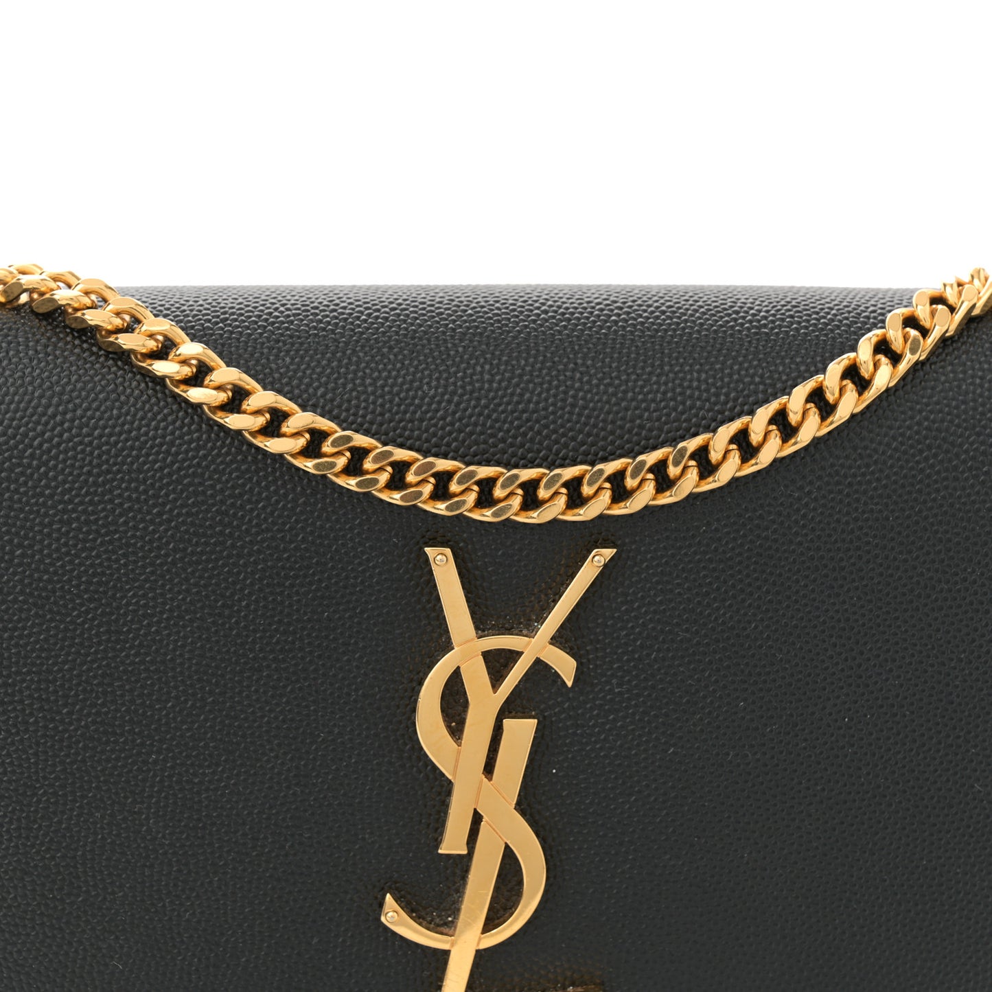 Grain De Poudre Small Monogram Kate Satchel Black