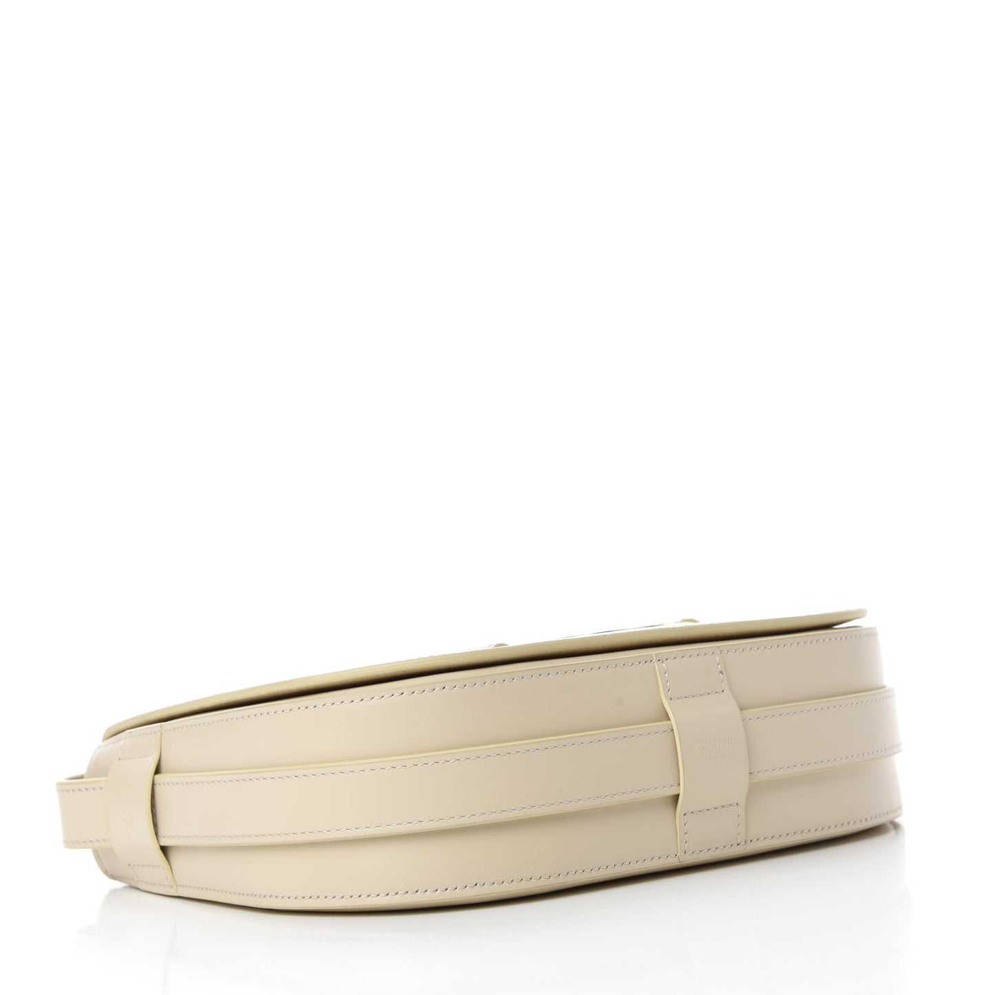 Shiny Calfskin Medium Maillon Triomphe Ivory