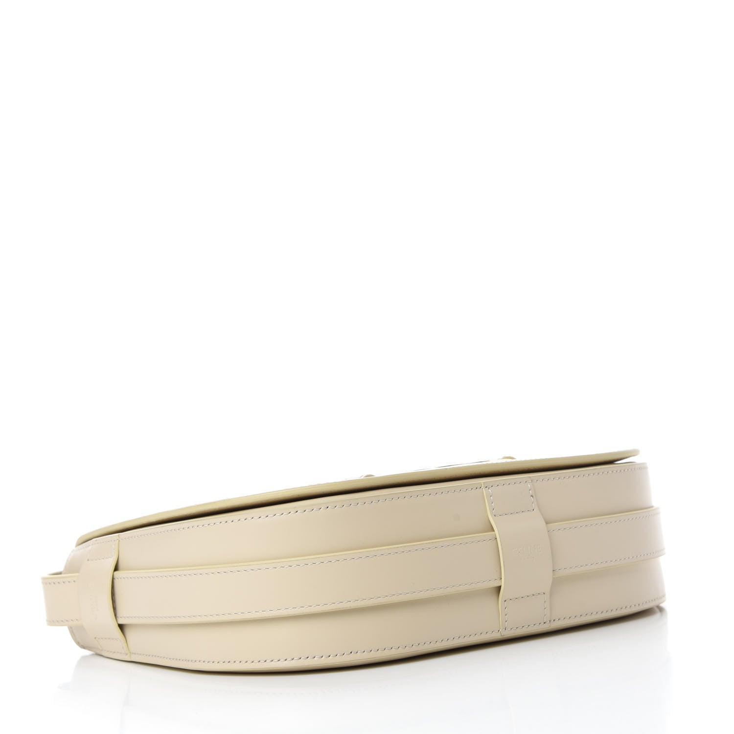 Celine Shiny Calfskin Medium Maillon Triomphe Ivory 4 of 10