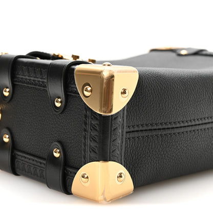 Louis Vuitton Grained Calfskin Side Trunk PM Black 8 of 10