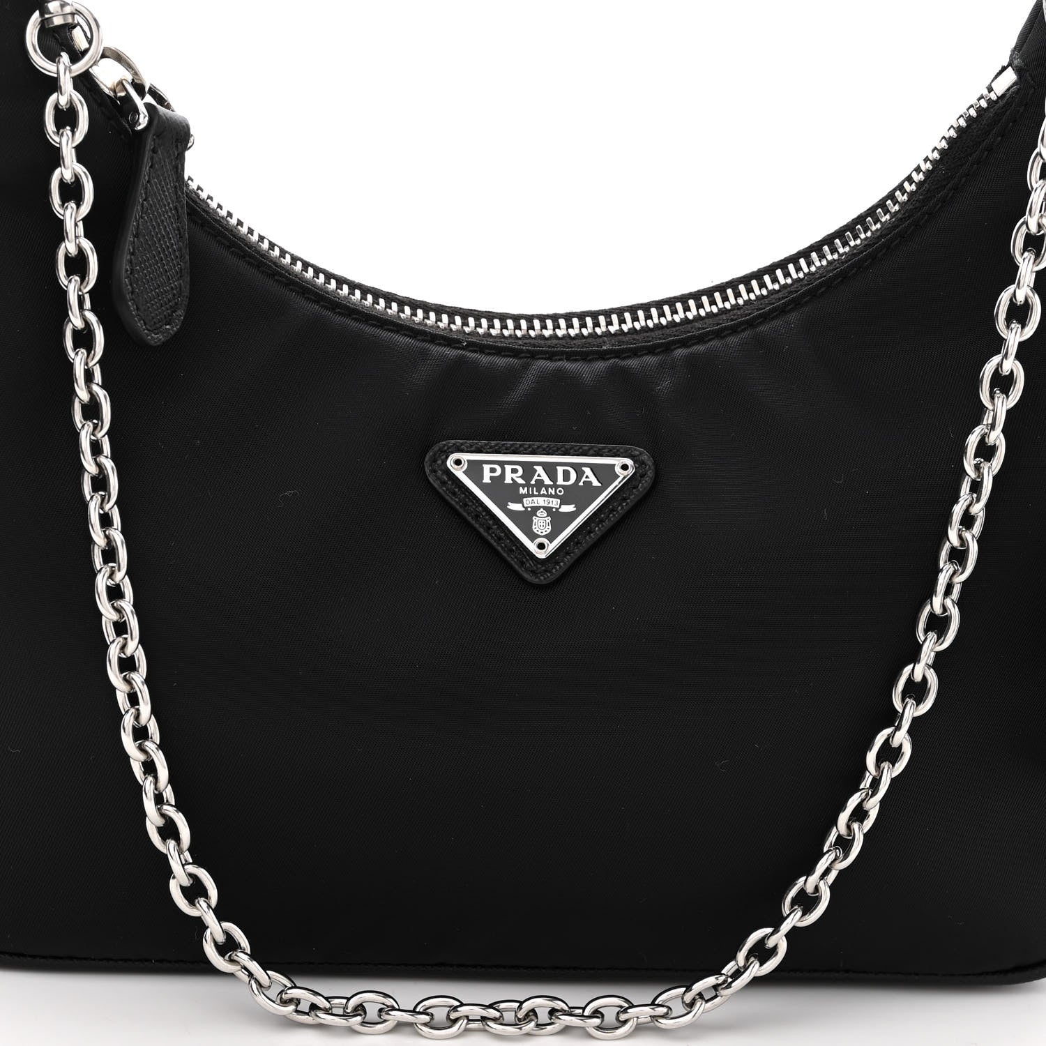 Prada Nylon Re-Edition 2005 Shoulder Bag Black 6 of 7