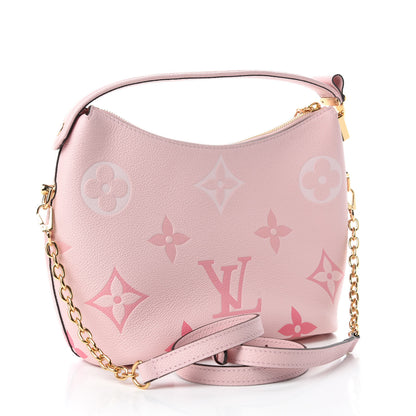Louis Vuitton Empreinte Monogram Giant By The Pool Marshmallow Hobo PM Bouton De Rose 3 of 11