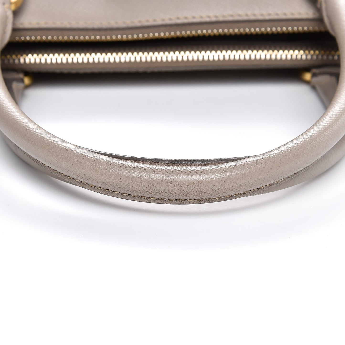 Saffiano Lux Extra Large Galleria Double Zip Tote Argilla