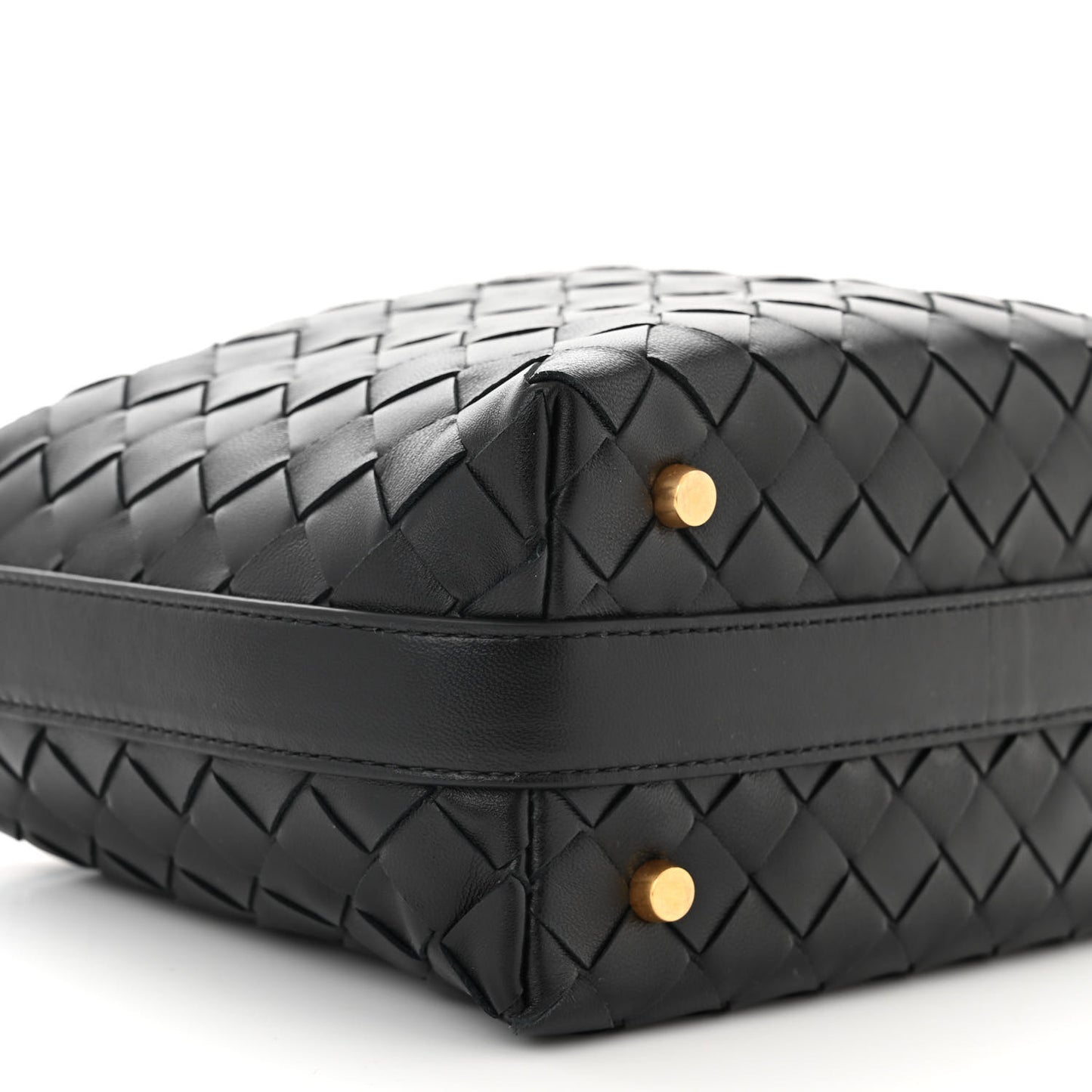 Calfskin Nappa Intrecciato Mini Wallace Black