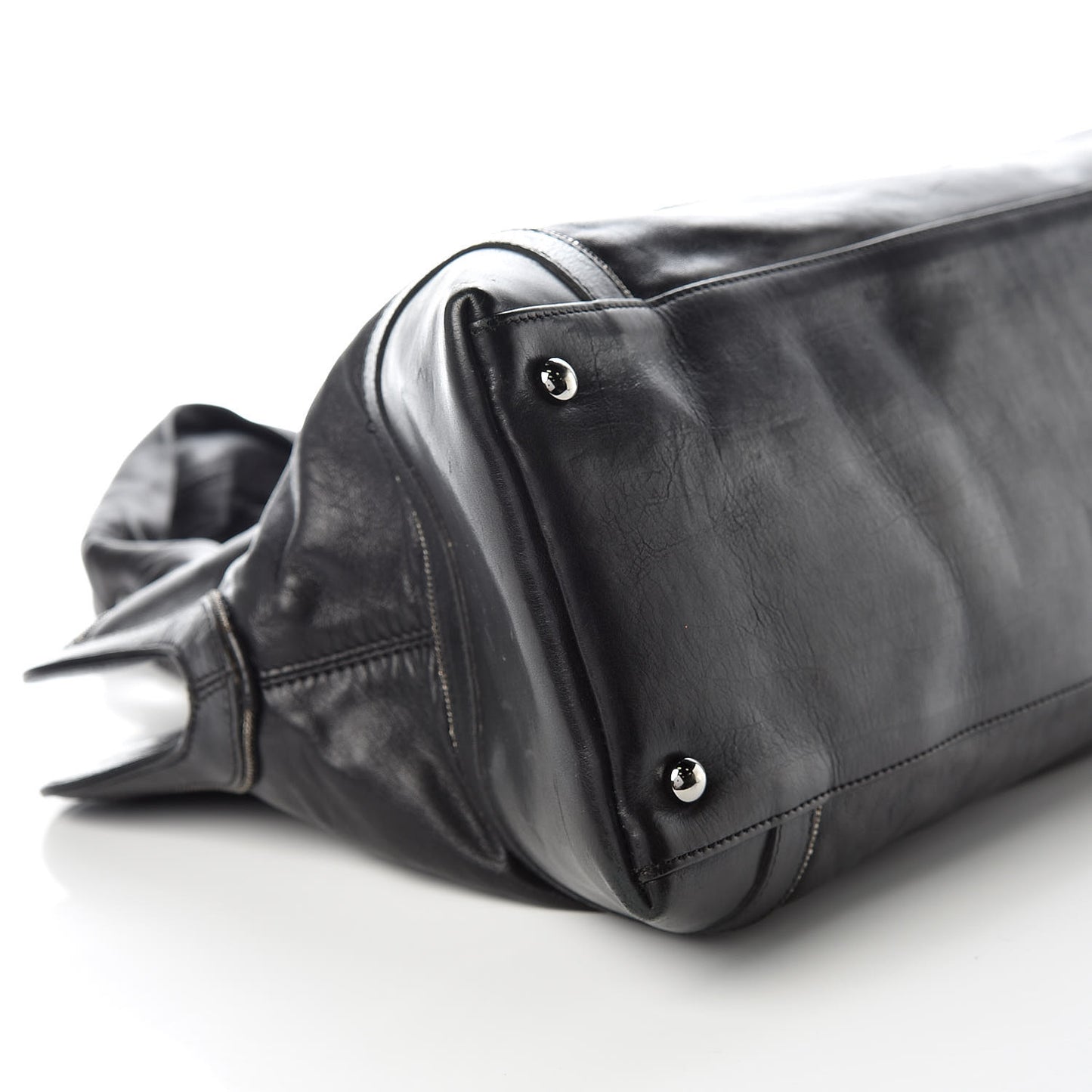 Lambskin East West Soho Shopper Black