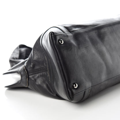 Chanel Lambskin East West Soho Shopper Black 5 of 15