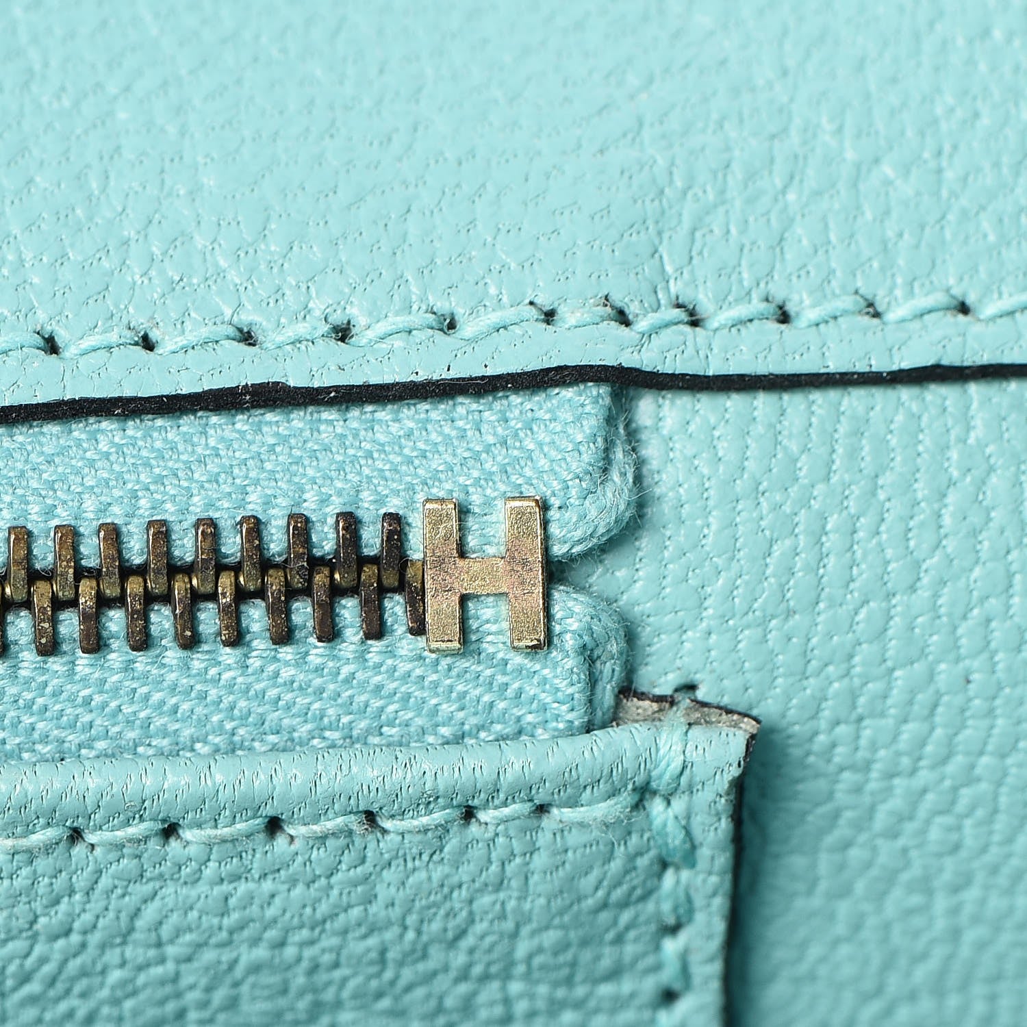 Hermes Togo Birkin 35 Bleu Atoll 11 of 37