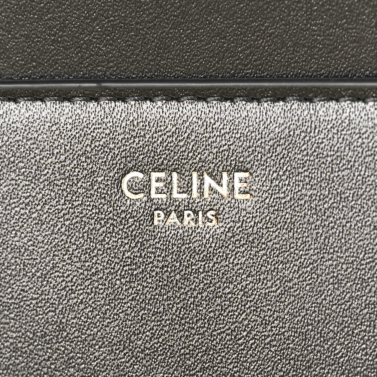 Celine Calfskin Classique 16 Top Handle Bag Black 6 of 9