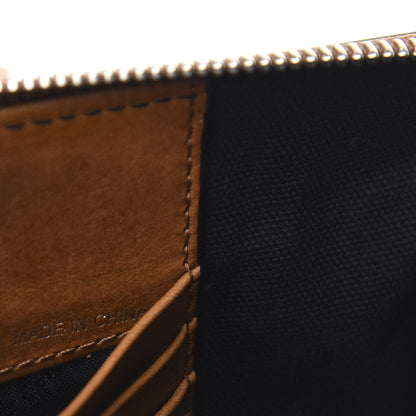 Burberry Mega Check Peyton Crossbody Clutch Bag Saddle Brown 8 of 11