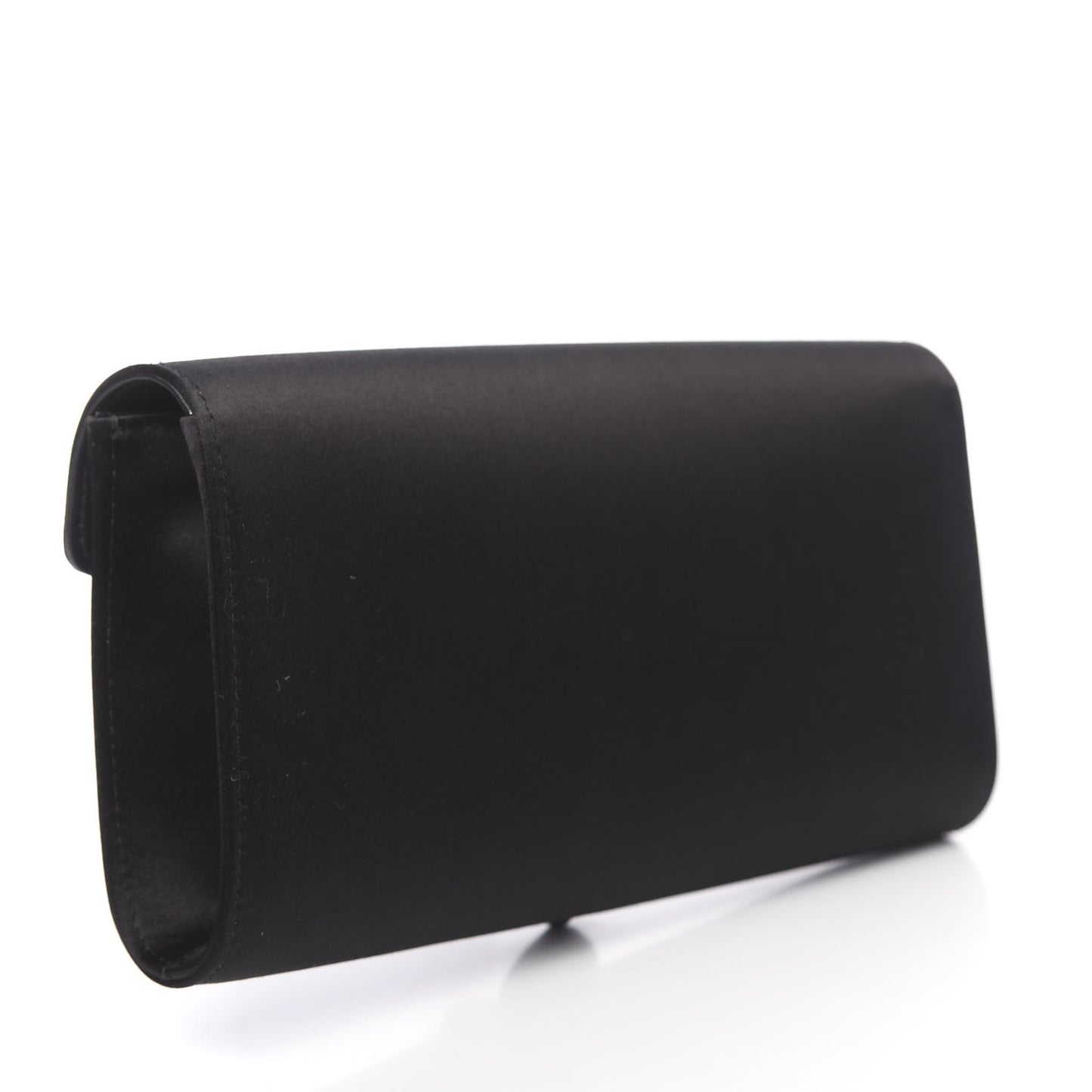 Satin Dionysus Clutch Black