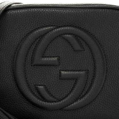 Gucci Pebbled Calfskin Small Soho Disco Bag Black 8 of 13