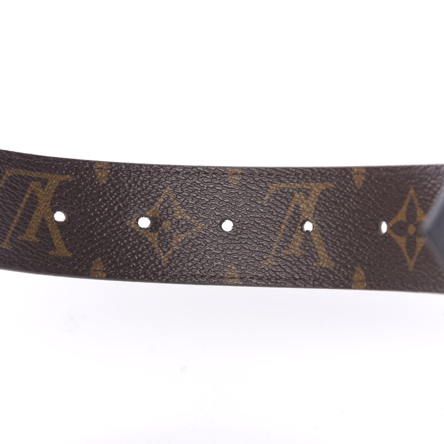 Louis Vuitton Monogram Epi 35mm LV Circle Reversible Belt 80 32 Black 5 of 5