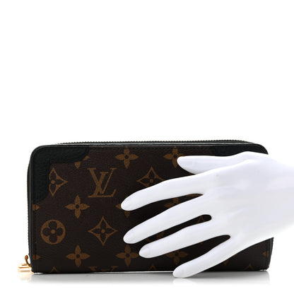 Louis Vuitton Monogram Zippy Retiro Wallet Black 2 of 12