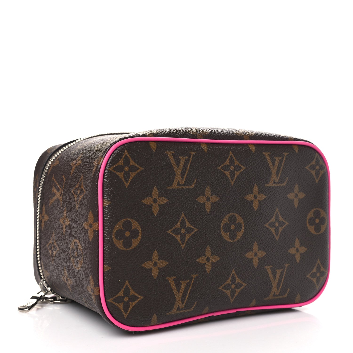Louis Vuitton Monogram Macassar Nice Mini Fuchsia 4 of 10