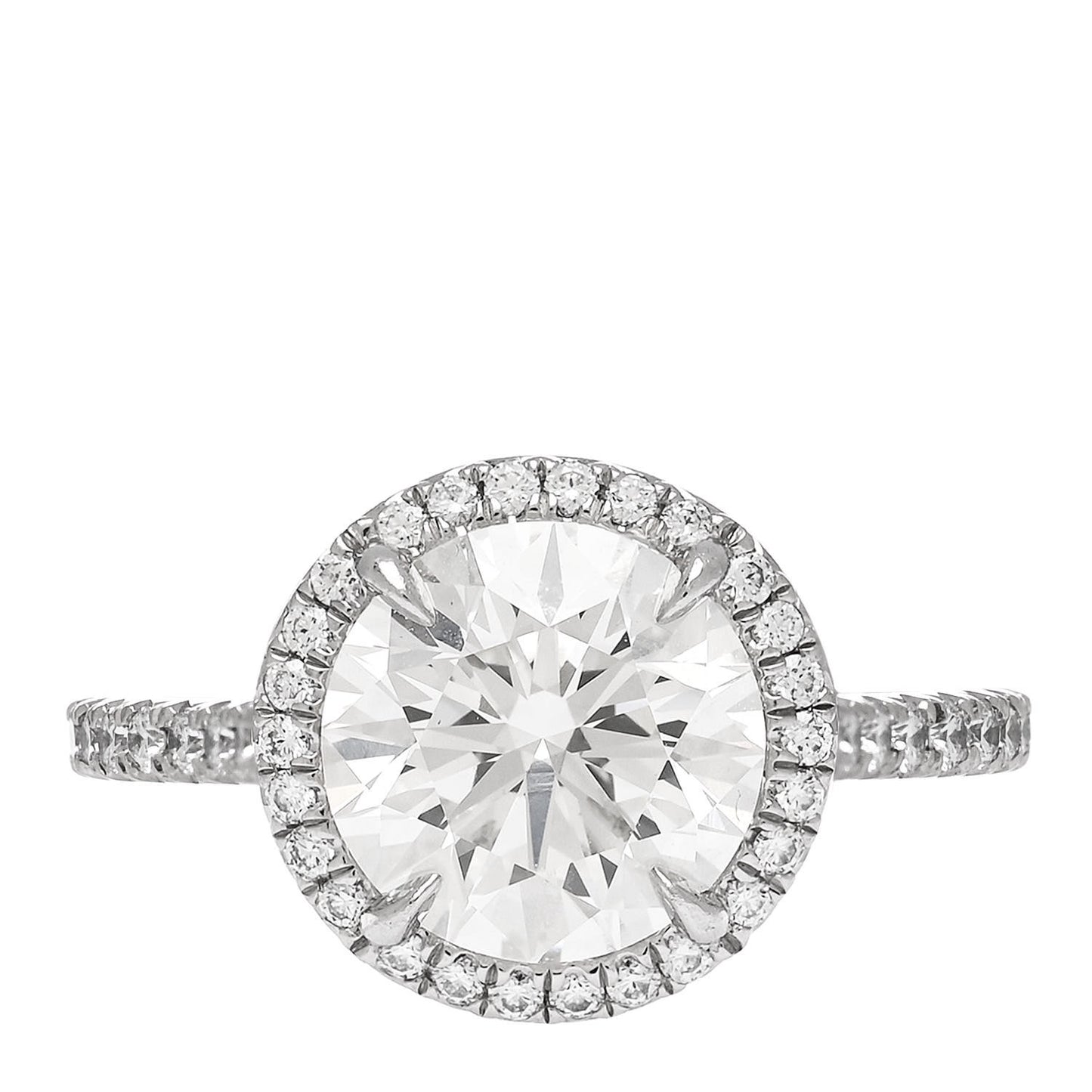 Platinum Diamond 2.50ct Soleste Round Brilliant Engagement Ring 52 6