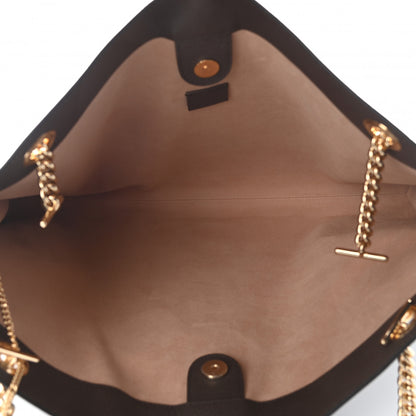 Gucci GG Supreme Monogram Large Rajah Chain Tote Beige New Acero 5 of 10