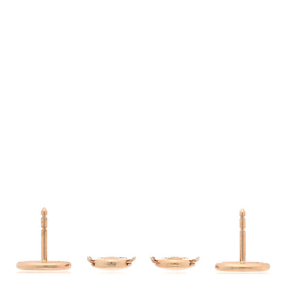 Hermes 18K Rose Gold TPM Farandole Stud Earrings 3 of 5