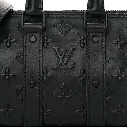 Louis Vuitton Monogram Seal Keepall XS Black 8 of 14