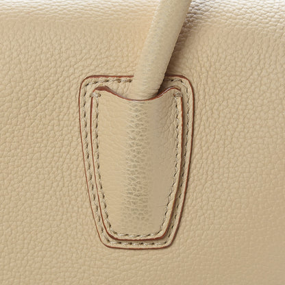 MCM Grained Calfskin Medium Milla Tote Natural 9 of 10