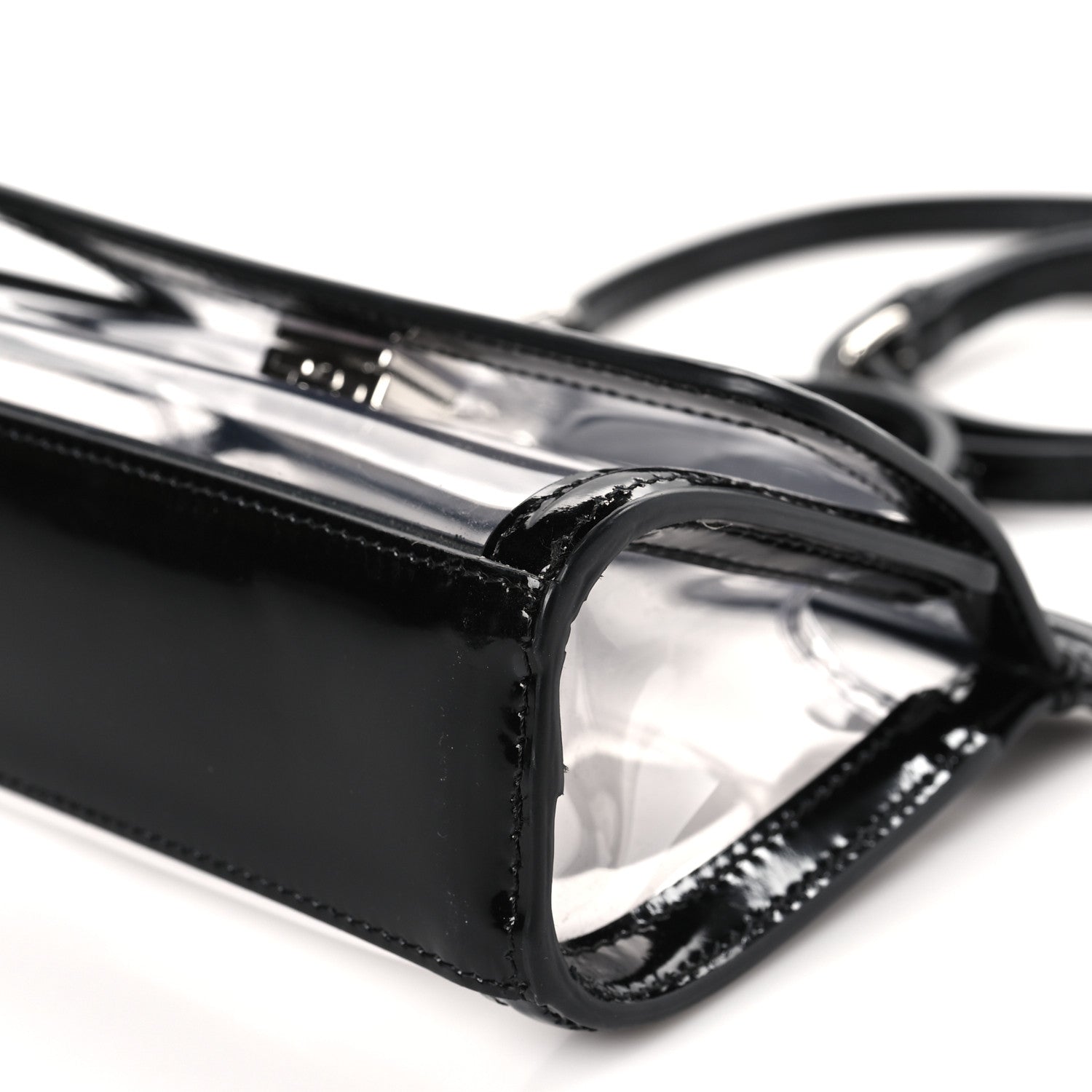 Dolce & Gabbana PVC Small Miss Sicily Satchel Transparent Black 7 of 8